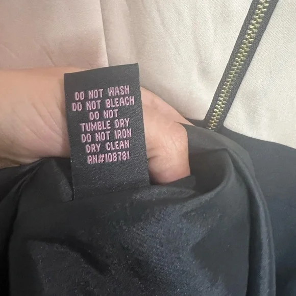 Aidan mattox tan & black mini dress, 9 - Picture 6 of 9